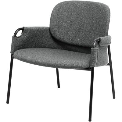 Fauteuil Visiteur en Tissu Anthracite - Mobilier de Bureau - Publicité Fauteuil Visiteur en Tissu Anthracite - Mobilier de Bureau - Publicité