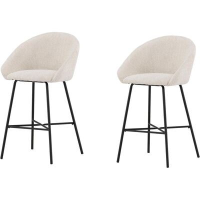 Venture Home Tabouret Velours - Design Scandinave - 69cm Hauteur - Publicité Venture Home Tabouret Velours - Design Scandinave - 69cm Hauteur - Publicité