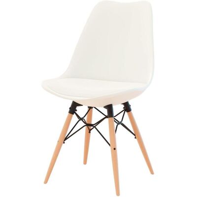 Paperflow, Chaises, Tabouret de bar WOODY, avec pieds en bois, lot de 2, noir. Publicité Paperflow, Chaises, Tabouret de bar WOODY, avec pieds en bois, lot de 2, noir. Publicité