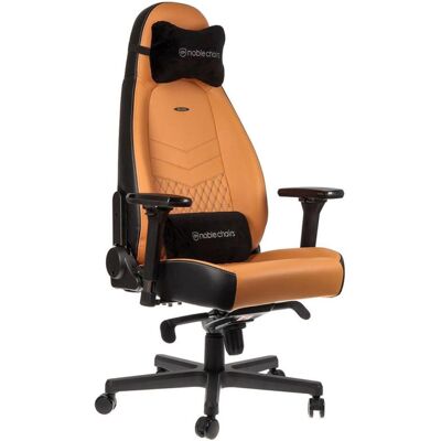 noblechairs Icon, Chaise gaming, Noir, Marron - Publicité noblechairs Icon, Chaise gaming, Noir, Marron - Publicité