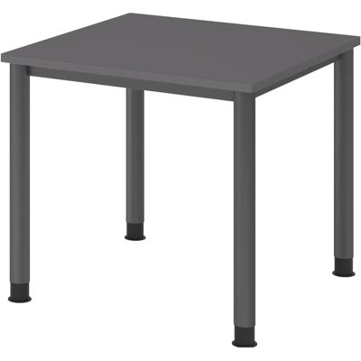 HAMMERBACHER HS08 Bureau Réglable - Acier, 80x80cm - Publicité HAMMERBACHER HS08 Bureau Réglable - Acier, 80x80cm - Publicité
