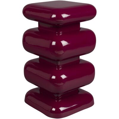 Dutchbone, Table basse, Stool Stubby Bordeaux (29 x 29 x 49 cm) - Publicité Dutchbone, Table basse, Stool Stubby Bordeaux (29 x 29 x 49 cm) - Publicité