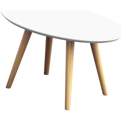 PAPERFLOW Table d'Appoint - Design Scandinave - 65x40x35 cm - Publicité PAPERFLOW Table d'Appoint - Design Scandinave - 65x40x35 cm - Publicité