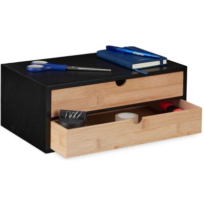 Relaxdays, Bureau : accessoires, Boîte à tiroirs - Publicité Relaxdays, Bureau : accessoires, Boîte à tiroirs - Publicité