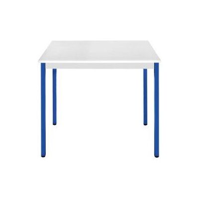 Table Polyvalente SODEMATUB - 180x80x74cm, Gris Clair & Bleu - Publicité Table Polyvalente SODEMATUB - 180x80x74cm, Gris Clair & Bleu - Publicité