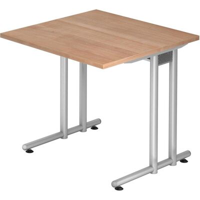 Bureau carré HAMMERBACHER NS08 Bois FSC - Mobilier de bureau - Publicité Bureau carré HAMMERBACHER NS08 Bois FSC - Mobilier de bureau - Publicité