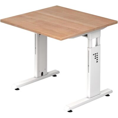 HAMMERBACHER OS 08 Bureau réglable en hauteur - 80x80cm Blanc - Publicité HAMMERBACHER OS 08 Bureau réglable en hauteur - 80x80cm Blanc - Publicité