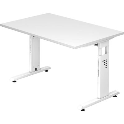 Hammerbacher OS 12 Gradeo Bureau Réglable en Hauteur - Blanc Rectangulaire - Publicité Hammerbacher OS 12 Gradeo Bureau Réglable en Hauteur - Blanc Rectangulaire - Publicité