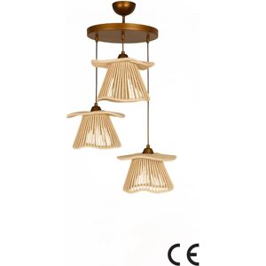 Opviq, Suspension, Canyon Triple Chandelier (E27) - Publicité Opviq, Suspension, Canyon Triple Chandelier (E27) - Publicité