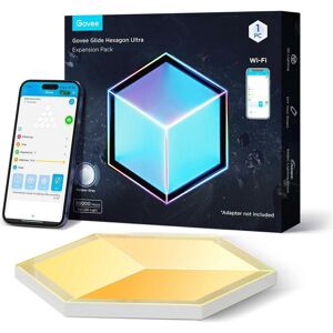 Govee - Panneaux lumineux hexagonaux extensibles - 2 panneaux pour H606AC81 - Publicité Govee - Panneaux lumineux hexagonaux extensibles - 2 panneaux pour H606AC81 - Publicité