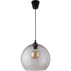 Suspension TK Lighting Cubus 30cm - Noir & Ambre - Publicité Suspension TK Lighting Cubus 30cm - Noir & Ambre - Publicité