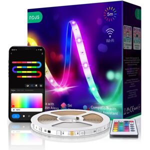 Nous, Bande LED, Smart (RGB, 500 cm, Intérieur) - Publicité Nous, Bande LED, Smart (RGB, 500 cm, Intérieur) - Publicité
