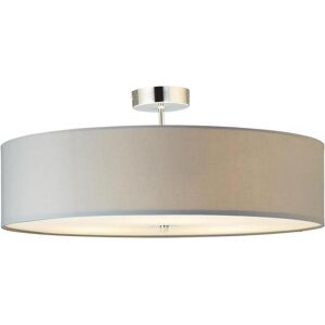 Plafonnier Andria de Brilliant - Compatible LED, 60cm Gris - Publicité Plafonnier Andria de Brilliant - Compatible LED, 60cm Gris - Publicité