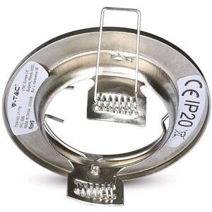 V-TAC, Éclairage : accessoires, VT778SN GU10 boîtier rond nickel satiné - Publicité V-TAC, Éclairage : accessoires, VT778SN GU10 boîtier rond nickel satiné - Publicité