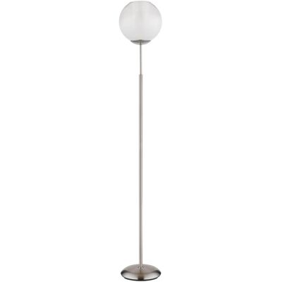 Globo Lighting Modèle - Lampe sur pied argentée - Publicité Globo Lighting Modèle - Lampe sur pied argentée - Publicité