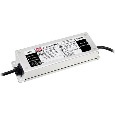 MeanWell, Éclairage : accessoires, MEAN WELL ELG-100-24AB-3Y, 100 W, IP65, 110 - 230 V, 4 A, 24 V, 63 mm - Publicité MeanWell, Éclairage : accessoires, MEAN WELL ELG-100-24AB-3Y, 100 W, IP65, 110 - 230 V, 4 A, 24 V, 63 mm - Publicité