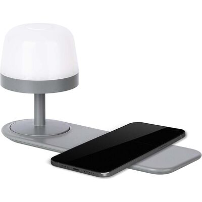NINO LEUCHTEN ADAM Lampe de table grise tactile 3 niveaux - Publicité NINO LEUCHTEN ADAM Lampe de table grise tactile 3 niveaux - Publicité