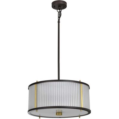 Elstead Lighting, Suspension, Corona Lampe à suspendre E27 triple bronze musée brun foncé laqué, laiton vieilli (E27) - Publicité Elstead Lighting, Suspension, Corona Lampe à suspendre E27 triple bronze musée brun foncé laqué, laiton vieilli (E27) - Publicité