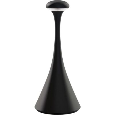 Sigor Mini Lampe de Table Noire Rechargeable - Dimmable IP54 - Publicité Sigor Mini Lampe de Table Noire Rechargeable - Dimmable IP54 - Publicité