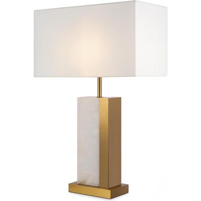 Lampe de Table Moderne en Laiton Bianco - Lumière & Décor - Publicité Lampe de Table Moderne en Laiton Bianco - Lumière & Décor - Publicité