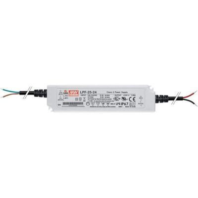 MeanWell, Éclairage : accessoires, LED-Treibernetzgerät 25.2 W, 24 V - Publicité MeanWell, Éclairage : accessoires, LED-Treibernetzgerät 25.2 W, 24 V - Publicité