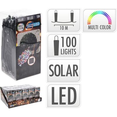 Guirlande LED solaire Lifetime 12 m multicolore - Publicité Guirlande LED solaire Lifetime 12 m multicolore - Publicité