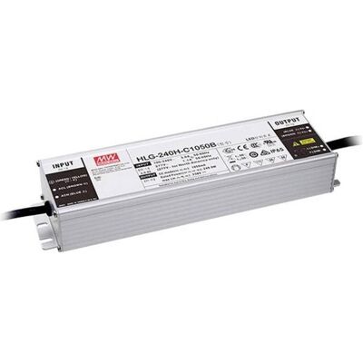 MeanWell, Éclairage : accessoires, MEAN WELL HLG-240H-C700B, 240 W, IP20, 90 - 305 V, 0,7 A, 357 V, 68 mm - Publicité MeanWell, Éclairage : accessoires, MEAN WELL HLG-240H-C700B, 240 W, IP20, 90 - 305 V, 0,7 A, 357 V, 68 mm - Publicité