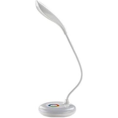 Lampe de Bureau LED Blanche Platinet PDLQ11 avec Veilleuse - Publicité Lampe de Bureau LED Blanche Platinet PDLQ11 avec Veilleuse - Publicité