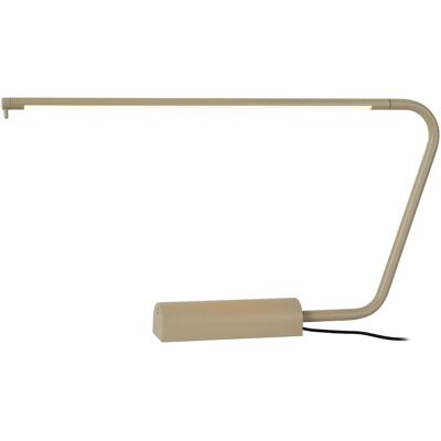 Lucide Madison Lampe de Bureau - LED Dimmable - Taupe - Publicité Lucide Madison Lampe de Bureau - LED Dimmable - Taupe - Publicité