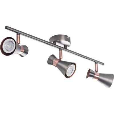 Lampe murale/plafond Kanlux MILENO EL-3I ASR-AN - Ajustable GU10 IP20 - Publicité Lampe murale/plafond Kanlux MILENO EL-3I ASR-AN - Ajustable GU10 IP20 - Publicité