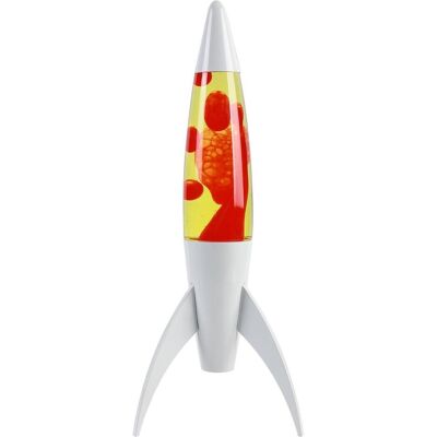 iTotal Rocket Lava Lamp - Blanc, Jaune, Rouge - Lampe à lave - Publicité iTotal Rocket Lava Lamp - Blanc, Jaune, Rouge - Lampe à lave - Publicité
