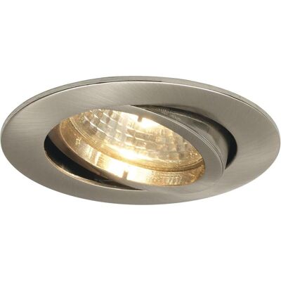 Molto Luce - Rund Ø88mm Edelstahl-Effekt GU10 - Recessed Ceiling Light - Publicité Molto Luce - Rund Ø88mm Edelstahl-Effekt GU10 - Recessed Ceiling Light - Publicité