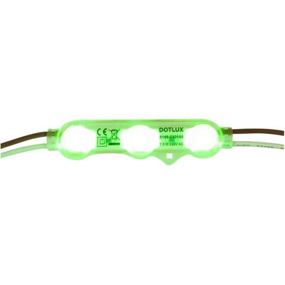 DOTLUX Module LED ACplus 1,5W 160° IP67 Vert - Module LED - Publicité DOTLUX Module LED ACplus 1,5W 160° IP67 Vert - Module LED - Publicité