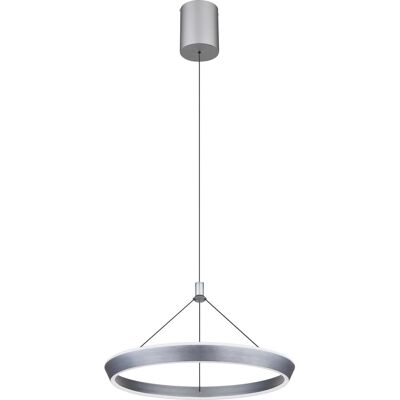 Lampe suspendue Globo - Gris métal 50cm - Style moderne - Publicité Lampe suspendue Globo - Gris métal 50cm - Style moderne - Publicité