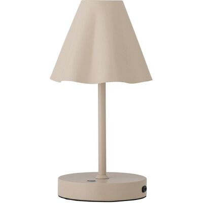 Lampe de Table Portable Beige Nature de Bloomingville - Publicité Lampe de Table Portable Beige Nature de Bloomingville - Publicité