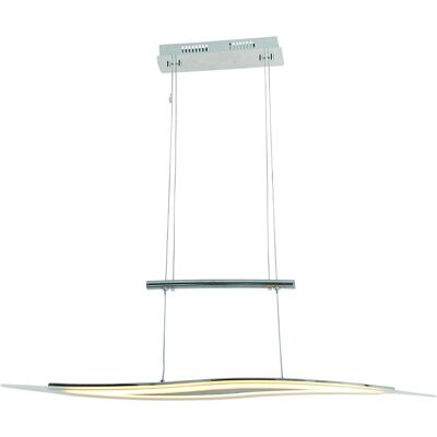 Naeve Suspension Wave - Moderne, Chrome, 130cm - Publicité Naeve Suspension Wave - Moderne, Chrome, 130cm - Publicité