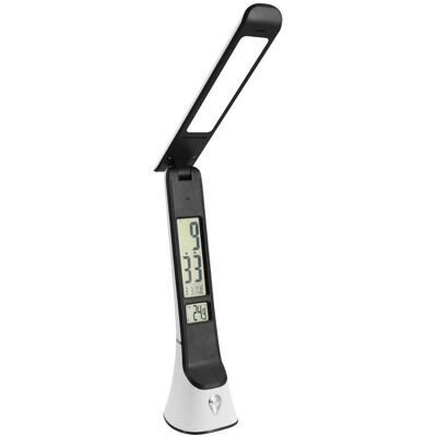 Avide, Lampe de table, LED Tischleuchte Hugo Schwarz Weiss 6W Kalendar (300 lm) - Publicité Avide, Lampe de table, LED Tischleuchte Hugo Schwarz Weiss 6W Kalendar (300 lm) - Publicité