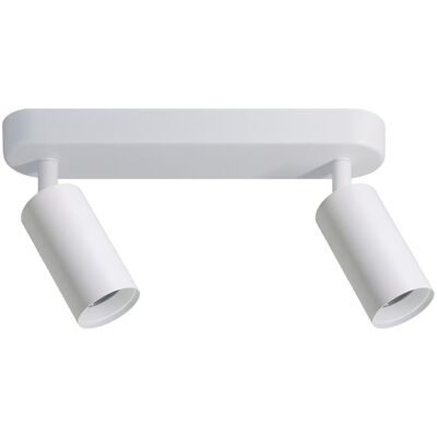LUXULA LX-300223 - Projecteur LED pivotant - 2 lampes, Blanc, IP20 - Publicité LUXULA LX-300223 - Projecteur LED pivotant - 2 lampes, Blanc, IP20 - Publicité