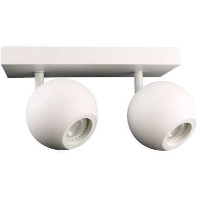 Enovalite Globe Plafond - 2 Spots, IP20 - Publicité Enovalite Globe Plafond - 2 Spots, IP20 - Publicité