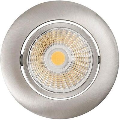 nobilé AG - LB23 - nickel brossé - 570 lm - 3000K - Plafonnier LED - Publicité nobilé AG - LB23 - nickel brossé - 570 lm - 3000K - Plafonnier LED - Publicité