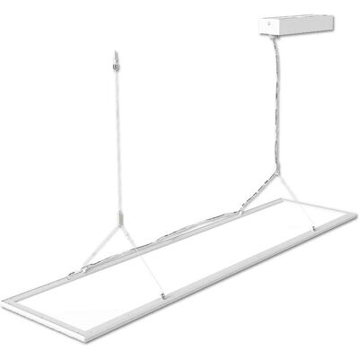 Suspension de Bureau IsoLED - Up/Down 20+20W, 30x120cm, Blanc - Publicité Suspension de Bureau IsoLED - Up/Down 20+20W, 30x120cm, Blanc - Publicité