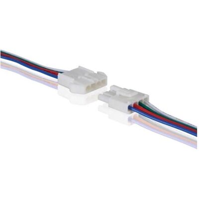 Velleman Bande LED, Connecteur Pour Flexible LED Rvb Avec Câble (Mâle-Femelle) (RGB, 50 cm) - Publicité Velleman Bande LED, Connecteur Pour Flexible LED Rvb Avec Câble (Mâle-Femelle) (RGB, 50 cm) - Publicité