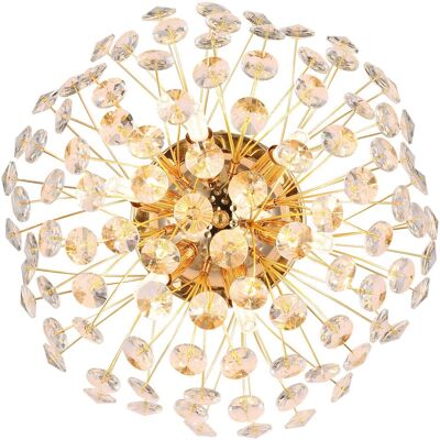 Globo, Éclairage d'extérieur, Katrina G9 Wandleuchte 6-fach 3,50W Warmweiss Goldfarben, Metall Ø40cm 64135W (G9, IP20) - Publicité Globo, Éclairage d'extérieur, Katrina G9 Wandleuchte 6-fach 3,50W Warmweiss Goldfarben, Metall Ø40cm 64135W (G9, IP20) - Publicité