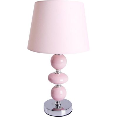 Lampe de table en céramique Naeve Araga - 36cm, Rose - Publicité Lampe de table en céramique Naeve Araga - 36cm, Rose - Publicité