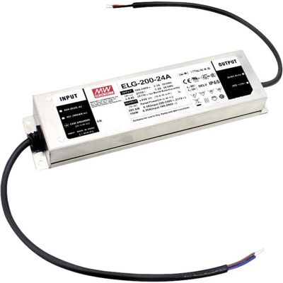 MeanWell, Éclairage : accessoires, MEAN WELL ELG-200-C2100B-3Y, 200 W, IP20, 100 - 305 V, 96 V, 71 mm, 244 mm - Publicité MeanWell, Éclairage : accessoires, MEAN WELL ELG-200-C2100B-3Y, 200 W, IP20, 100 - 305 V, 96 V, 71 mm, 244 mm - Publicité