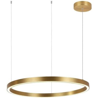 Light Prestige, Suspension, Pendant LED Light Midway 60cm Or (3850 lm) - Publicité Light Prestige, Suspension, Pendant LED Light Midway 60cm Or (3850 lm) - Publicité