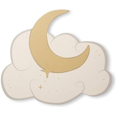 Applique Murale Lune et Nuage Wally - Adaptée aux Enfants, Confortable, Fixation Murale - That's Mine - Publicité Applique Murale Lune et Nuage Wally - Adaptée aux Enfants, Confortable, Fixation Murale - That's Mine - Publicité