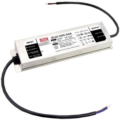 MeanWell, Éclairage : accessoires, MEAN WELL ELG-240-54AB-3Y, 240 W, IP20, 100 - 305 V, 54 V, 71 mm, 244 mm - Publicité MeanWell, Éclairage : accessoires, MEAN WELL ELG-240-54AB-3Y, 240 W, IP20, 100 - 305 V, 54 V, 71 mm, 244 mm - Publicité