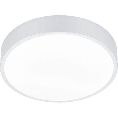 Trio Lighting Waco Moderne 28W LED Semi-Flush Light Blanc Mat - Éclairage LED Suspendu - Publicité Trio Lighting Waco Moderne 28W LED Semi-Flush Light Blanc Mat - Éclairage LED Suspendu - Publicité