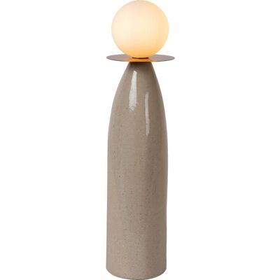 Lucide Figaro Petite Lampe de Table Grise - Légère & Compacte - Publicité Lucide Figaro Petite Lampe de Table Grise - Légère & Compacte - Publicité